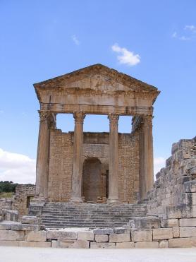 Dougga - další pozůstatky antického města