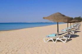 Pláž u hotelu Sindbad, Hammamet
