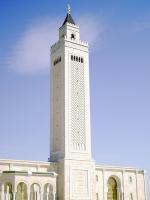 Kartágo v Tunisku - minaret mešity
