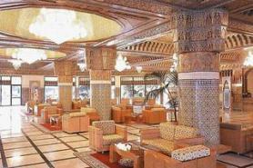 Marocký hotel Albatros Garden s posezením
