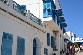 Sidi Bou Said - jedna z uliček
