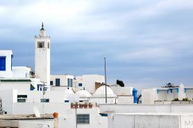 Tunisko - část města Sidi Bou Said