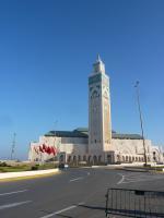 Marocké město Casablanca a Hassanova mešita